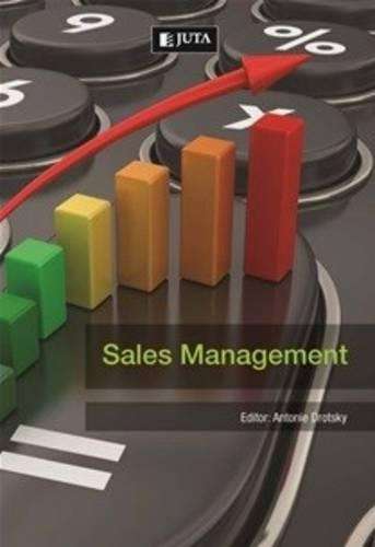 Sales management - Antonie Drotsky