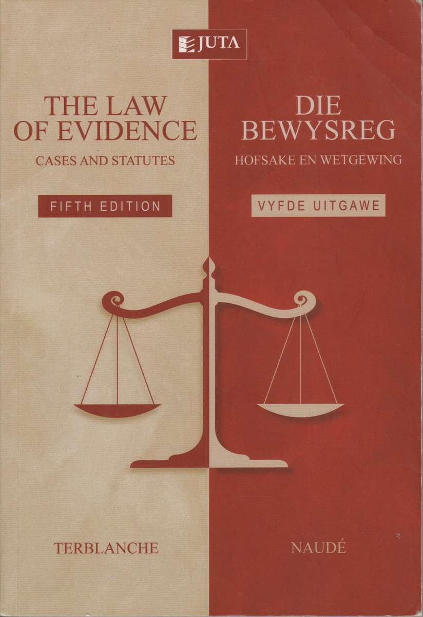 LAW OF EVIDENCE CASES & STATUTES 5ED 2H SECONDHAND - TERBLANCHE,S