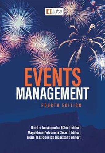 EVENTS MANAGEMENT 4ED - TASSIOPOULOS,D