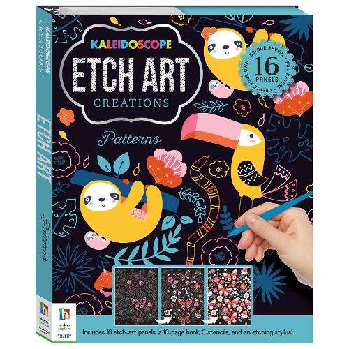 Kaleidoscope Etch Art Creations Patterns - Hinkler Pty Ltd