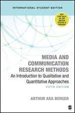 MEDIA & COMMUNICATION RESEARCH METH 5ED - BERGER,A