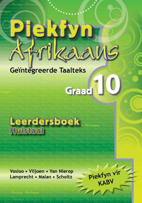 PIEKFYN AFRIKAANS HT GR10 LB SECONDHAND - AFR-GR10