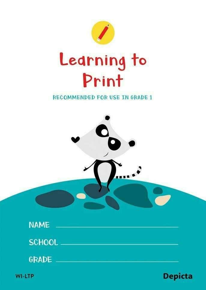 Learning to print: Gr R - 1 - DEPICTA