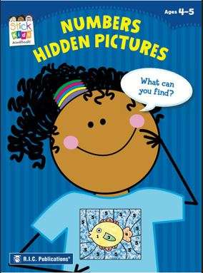 NUMBERS HIDDEN IN PICTURES 4 5 - X