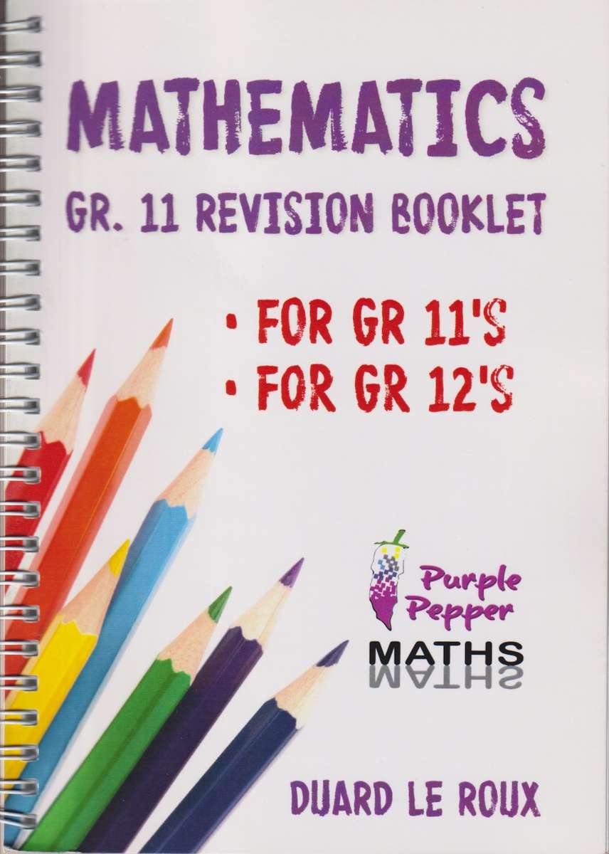 NBT MATHS GR11 REVISION BOOK - MATHS-GR11