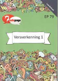 VERSVERKENNING ONE LEERDER BOEK - EDUPAGE