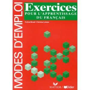 MODES D EMPLOI EXERCISE POUR L APPRENTI SECONDHAND - BERARD