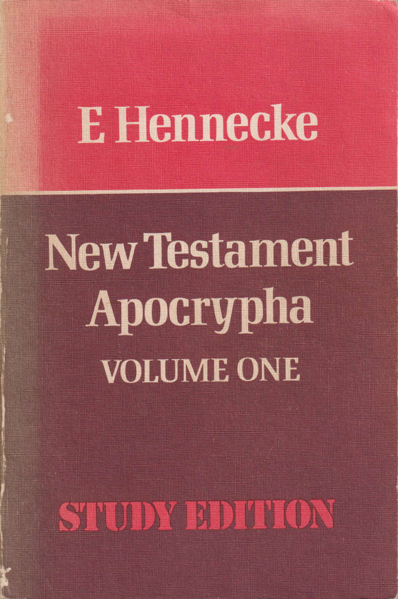 NEW TESTAMENT APOCRYPHA VOL 1 SECONDHAND - HENNECKE,E