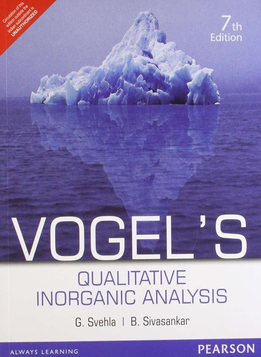 Vogel's Qualitative Inorganic Analysis - G. Svehla
