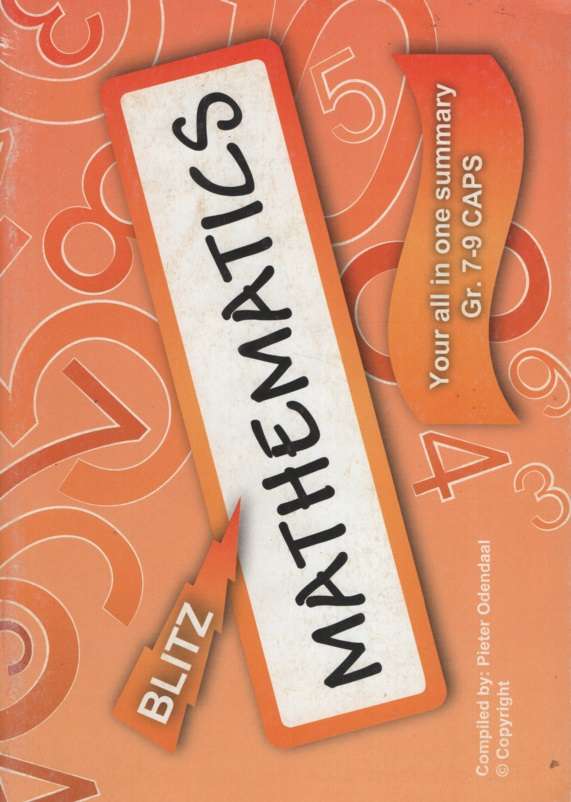 BLITZ MATHS GR7 9 - MATHS-GR7