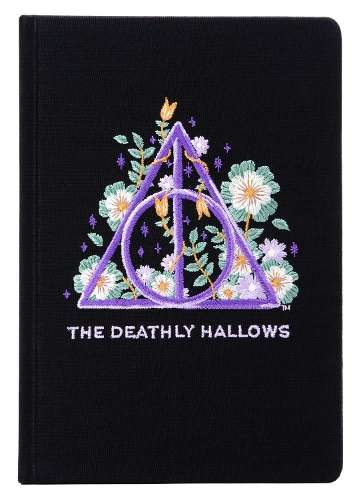 Harry Potter: Deathly Hallows Embroidered JournalÂ  - Insight Editions