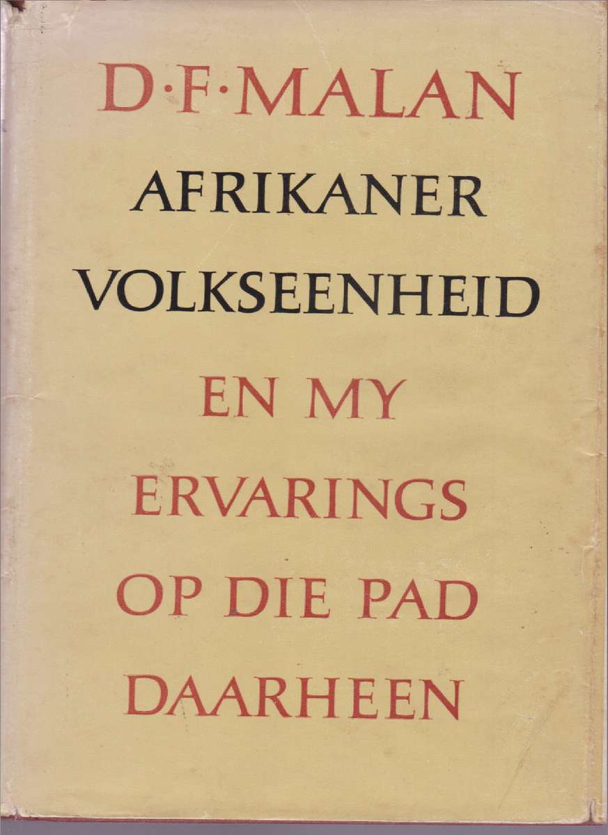 AFRIKANER VOLKSEENHEID 2H - MALAN,DF