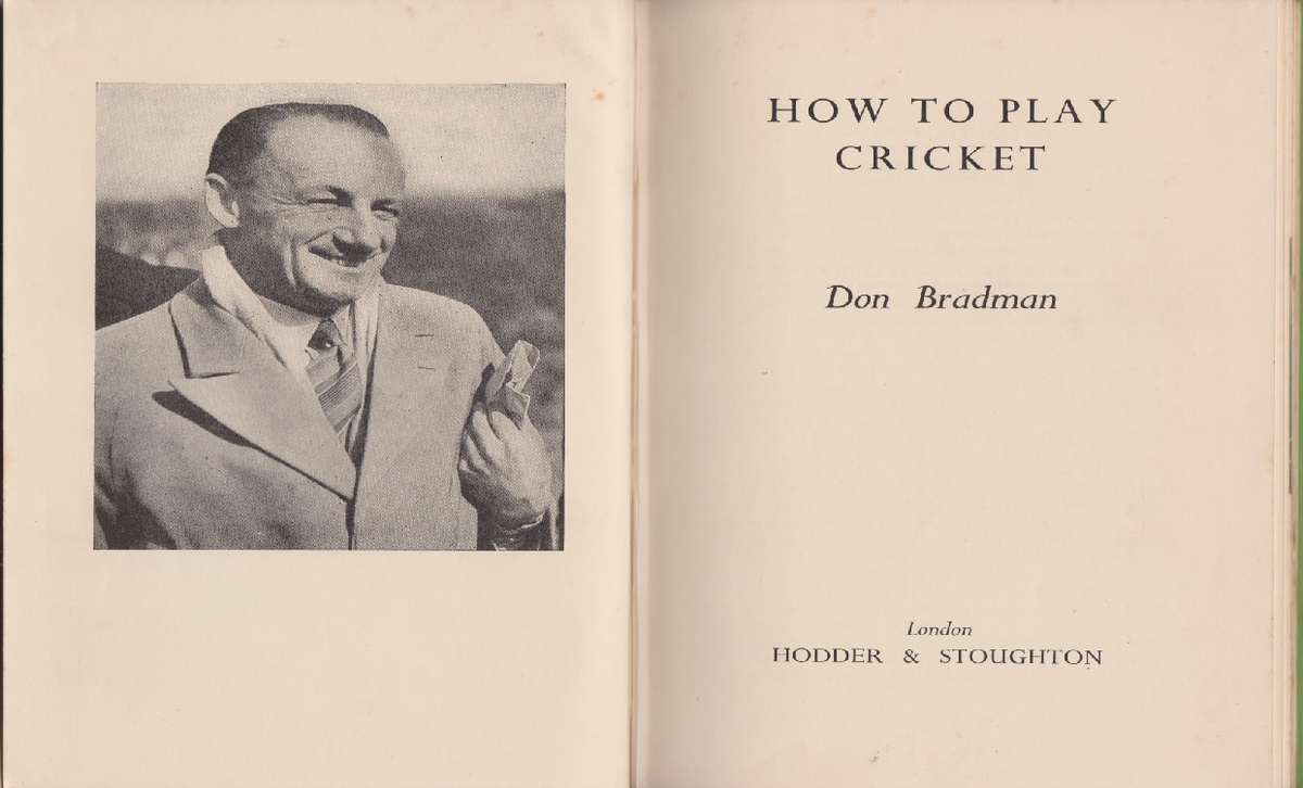 HT PLAY CRICKET - BRADMAN,D