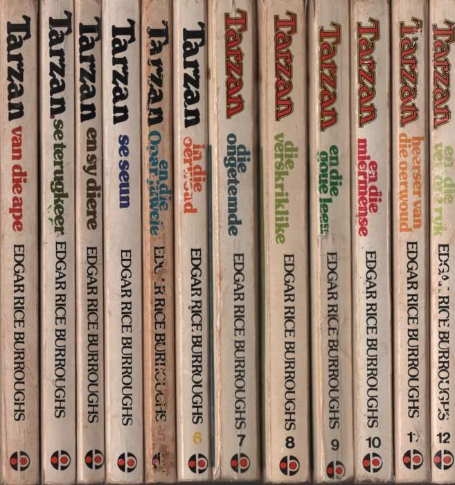 TARZAN STEL NO 1 TOT 12 SC 2H - BURROUGHS,E