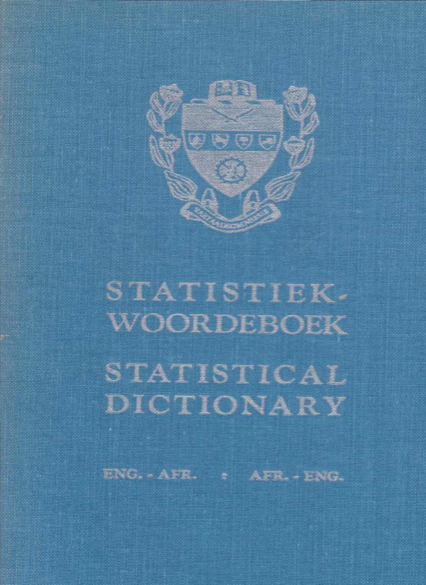Statistiekwoordeboek  /  Statistical Dictionary SECONDHAND - Prof. B. de Loor