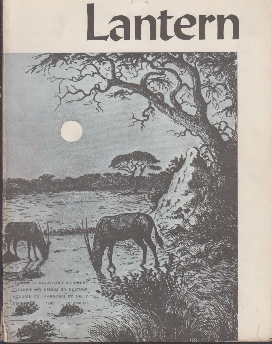 Lantern Volume XV NO 2 1965 SECONDHAND - Lantern