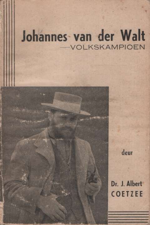 JOHANNES VAN DER WALT VOLKSKAMPIOEN 2H - COETZEE,JA