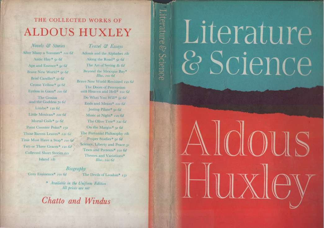 Literature and Science. Second-hand SECONDHAND - Aldous Huxley