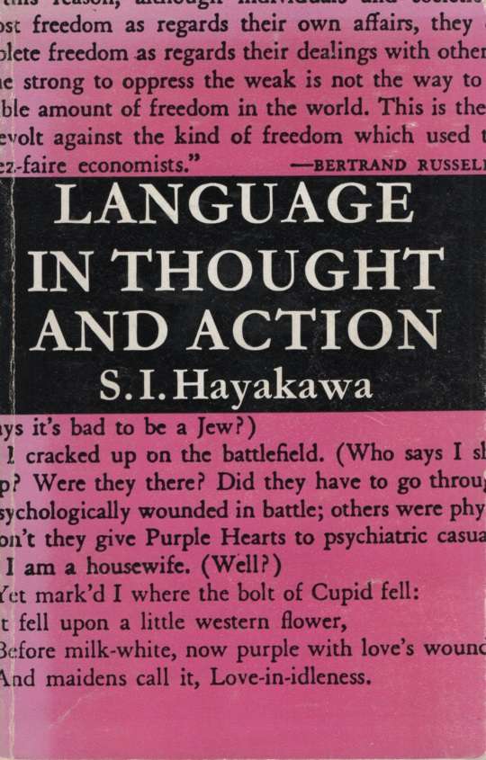 Language in Thought and Action. Second-hand SECONDHAND - SI Hayakawa