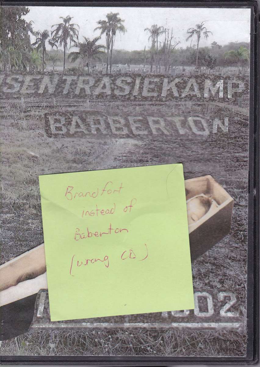 Konsentrasiekamp Brandfort DVD - Rudi Rousseau