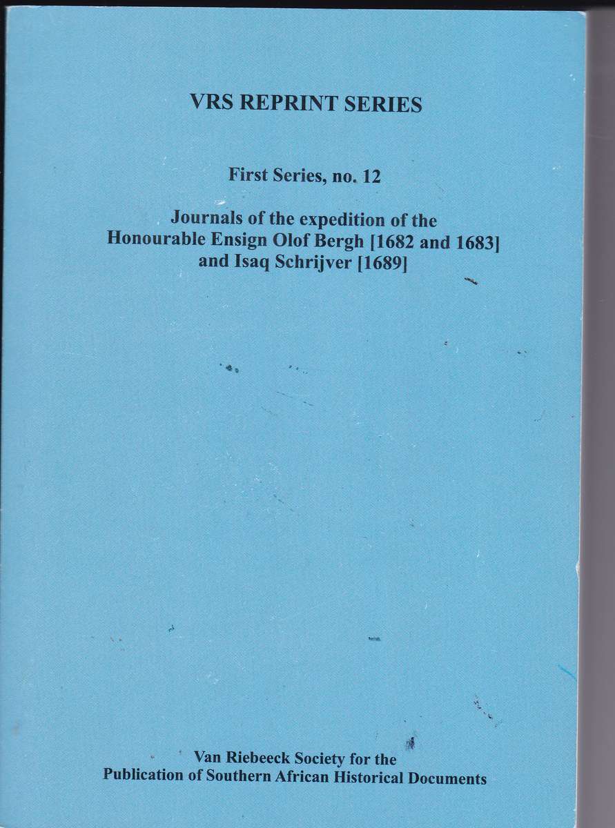 VRS112 JOURNAL BERGH & SCHRIJVER 1682 SECONDHAND - VRS112-BLUE