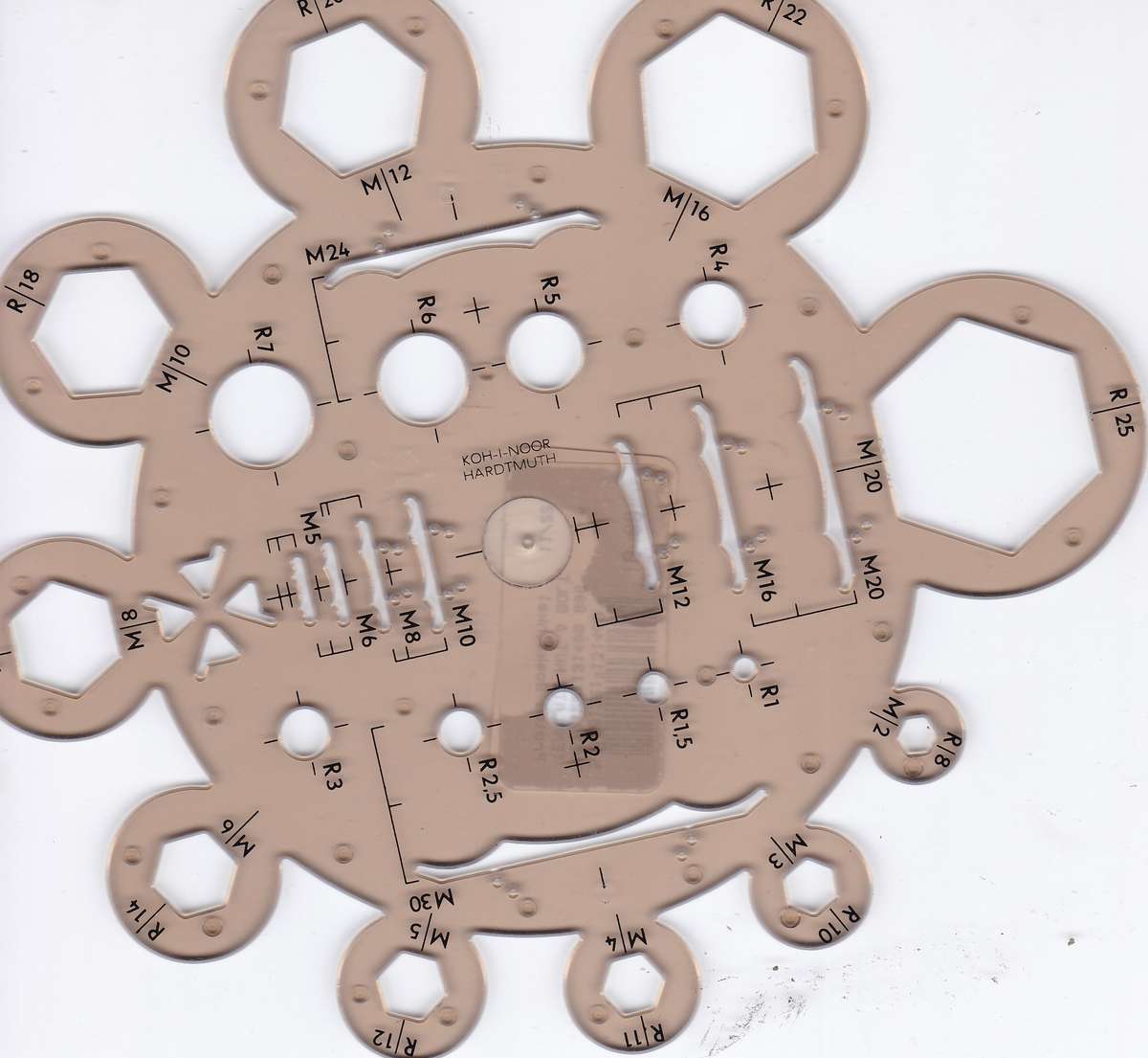 TEMPLATE NUT & BOLT 2 - X
