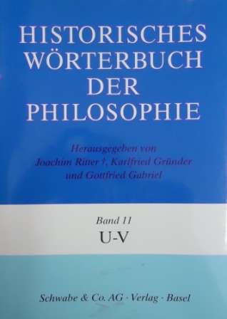 HIST WORTERBUCH PHILOSOPHIE BAND 11 - DUITS