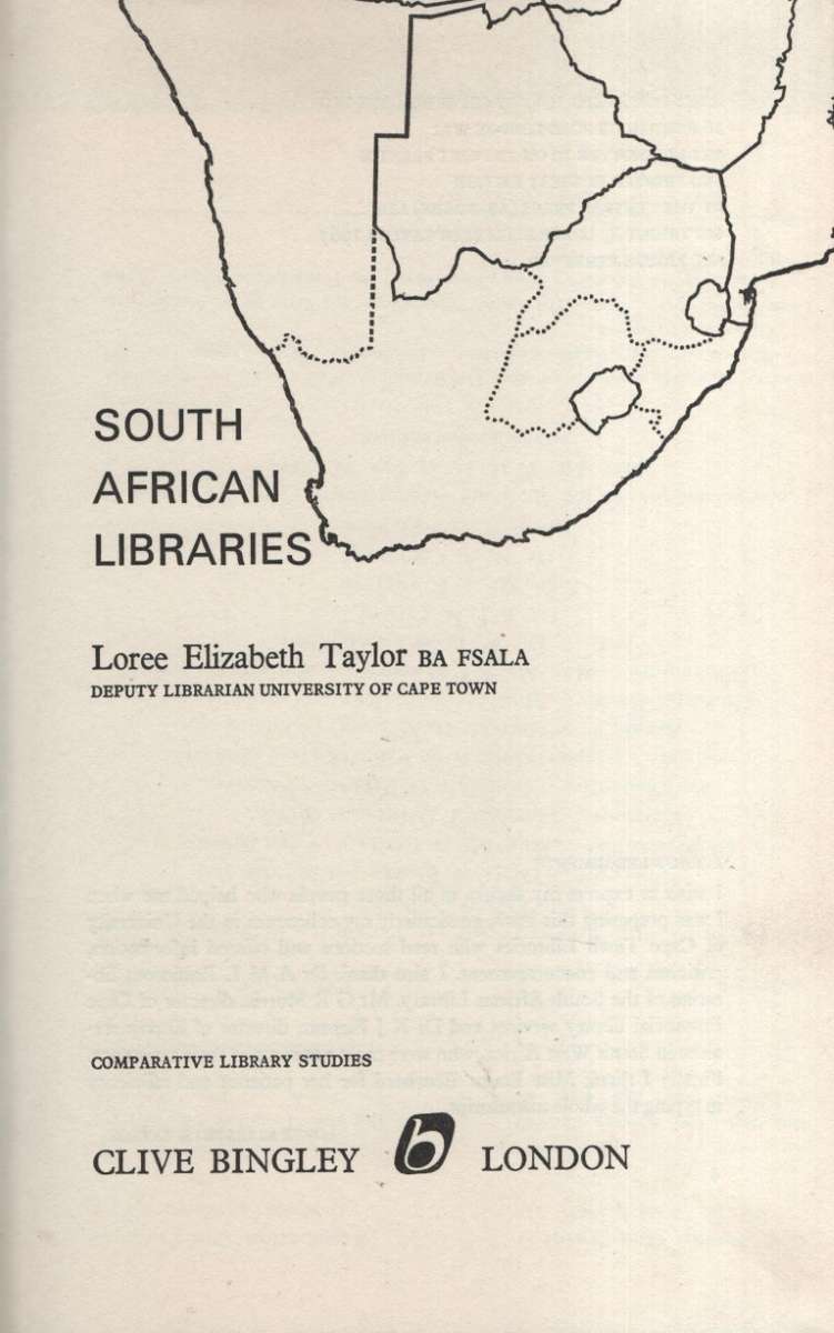 South African Libraries - Taylor, Loree Elizabeth