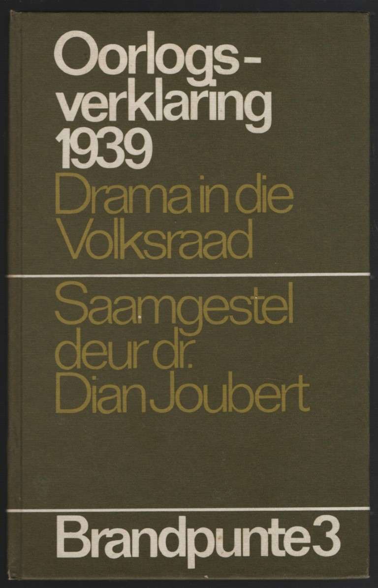 OORLOGSVERKLARING 1939 - JOUBERT,D