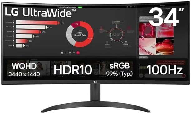 LG UltraWide Curved Monitor