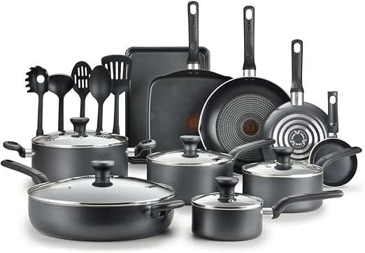 Tefal Easy Care Grey 20 Piece Cookware Set