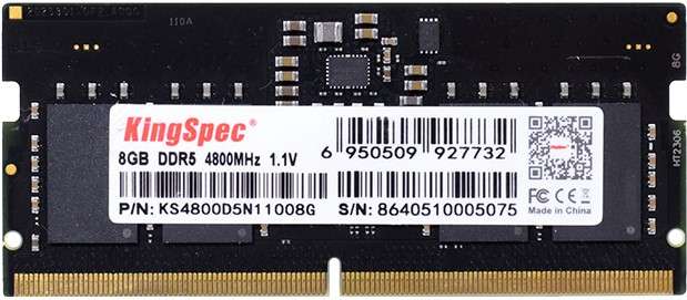 KingSpec DDR5 8GB SODIMM Memory Module