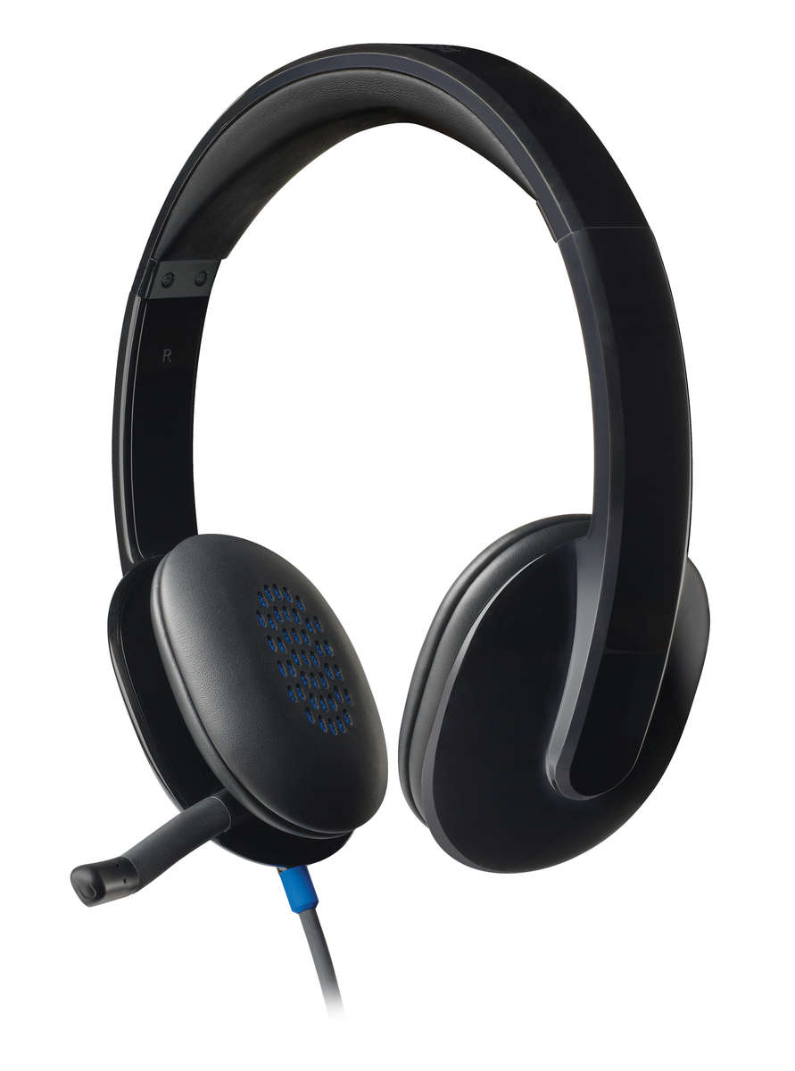 Logitech H540 - Stereo Headset - Black - USB