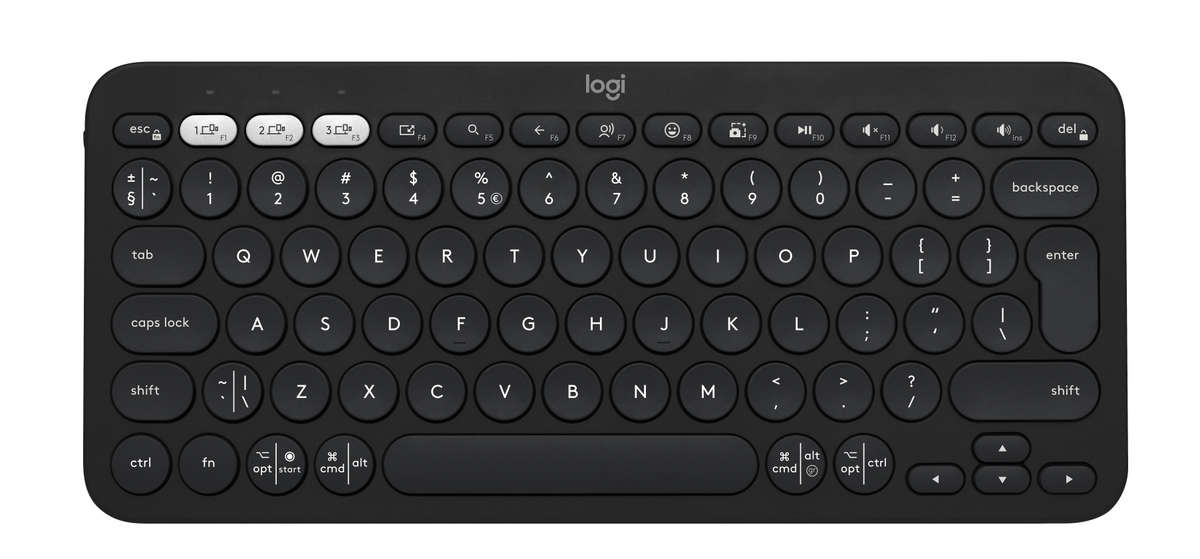 Logitech Pebble Keys 2 K380s  Tonal Graphite