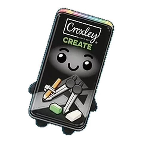 Croxley Mathematical Instruments Set sticker - Checkers Stickables