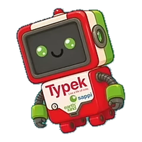 Typek A4 Copy Paper sticker - Checkers Stickables