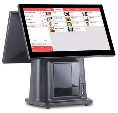 GS3261D 15.6" Dual-Screen POS Terminal (N97) with Printer