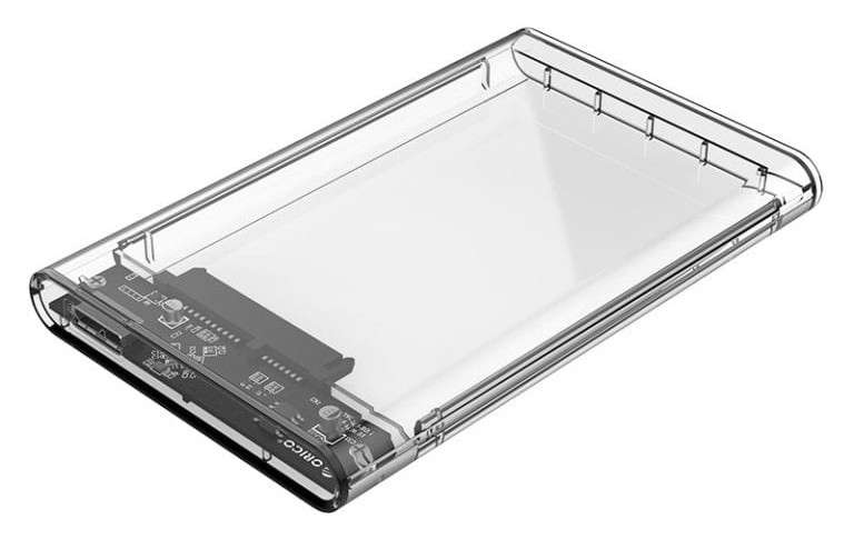 Orico 2.5 inch USB 3.0 Transparent Hard Drive Enclosure - Orico
