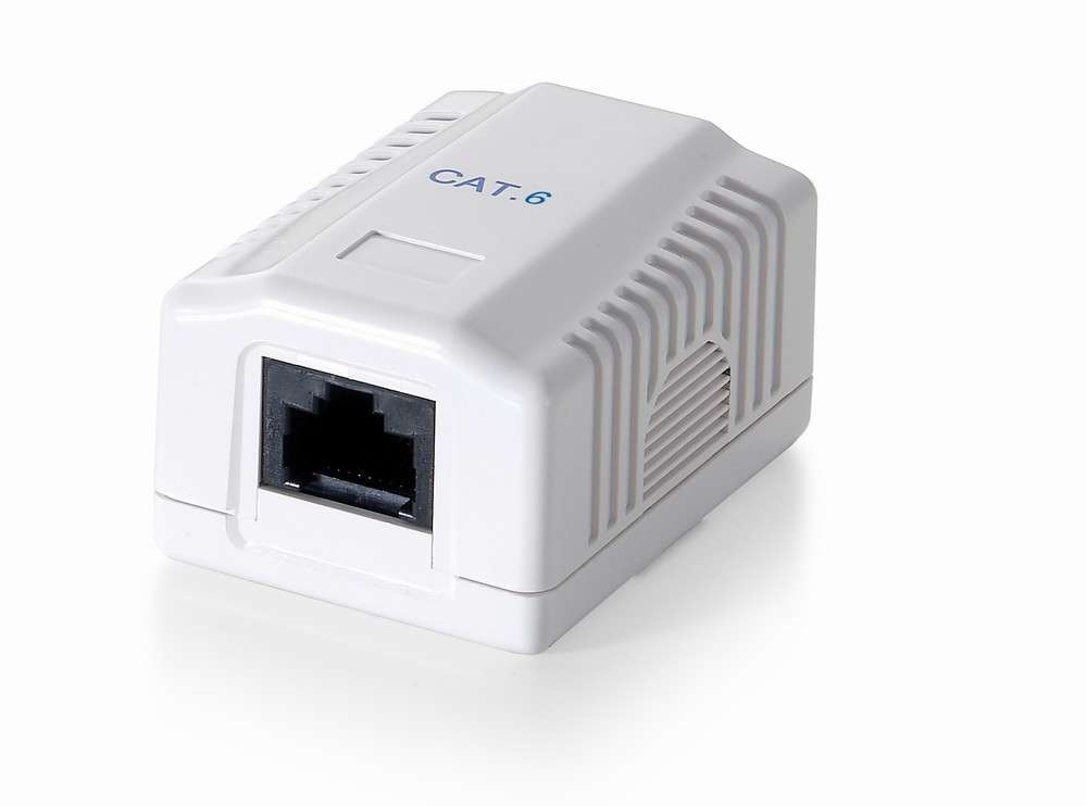 Equip 1-Port Cat.6 Surface Mounted Box