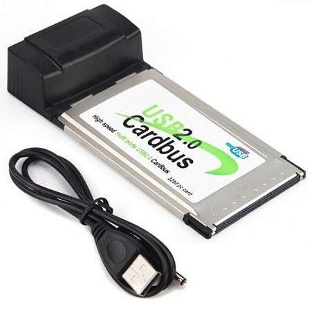 PCMCIA 4-Port USB 2.0 HUB Cardbus 32-Bit