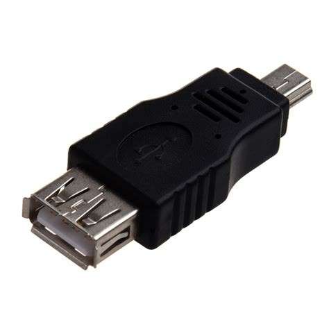 Mini USB Male to USB Female Adapter