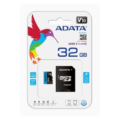 Adata microSDXC/SDHC UHS-I Memory Card 32GB - Adata