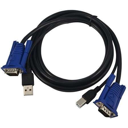 USB KVM Cable VGA + USB(A TO B)