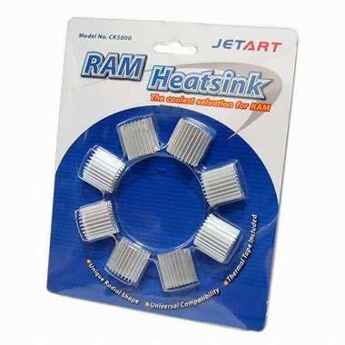 Jetart Universal Ram Chip Heatsink Aluminum Alloy 22x22x10mm - Jetart