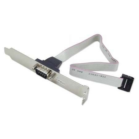 Serial 9-Pin (RS232) Male Back Plate 28cm Cable