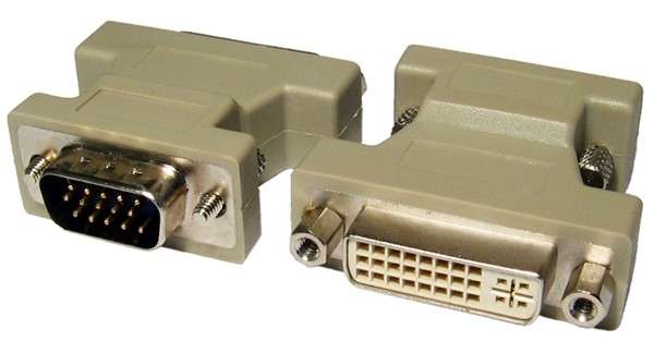VGA Male to DVI-I Female Adapter 1 Unit