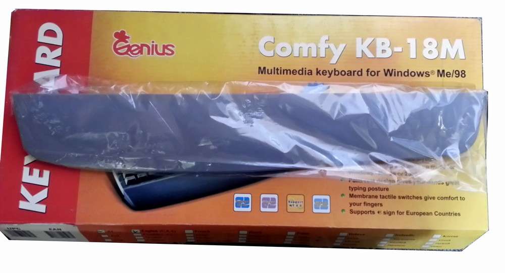 Genius Comfy KB18 Multimedia Keyboard AT DIN-5 Connector