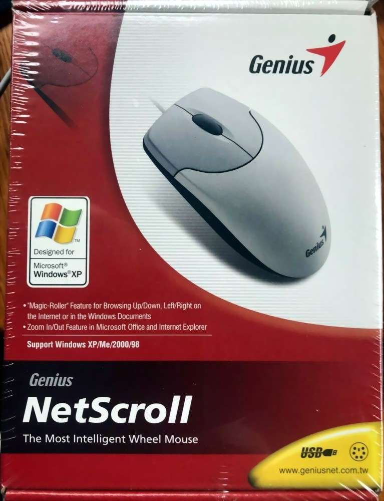 Genius NetScroll USB+PS/2 Ball Driven Wired Mouse