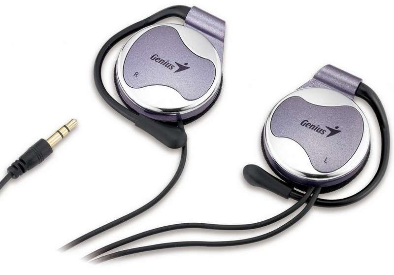 Genius HP-03 Ear Hook Live 123dB 32oHm 3.5mm 1.2 Meter Cable - Genius