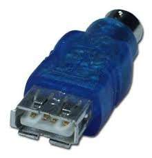 PS/2 Male to USB Female Adapter for Mouse